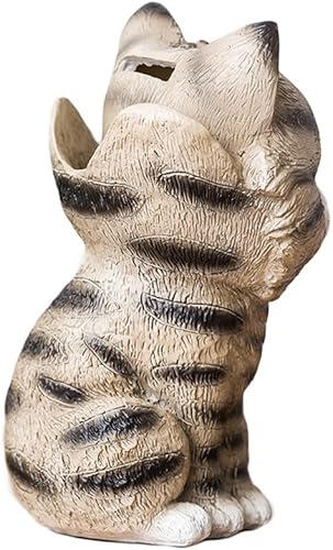 Miniatura 4 de Cute Markings Cat Animals Shaped Resin Spectacles Holder Shelf Coin Bank Home Decoration Best Gift for Kids Friends