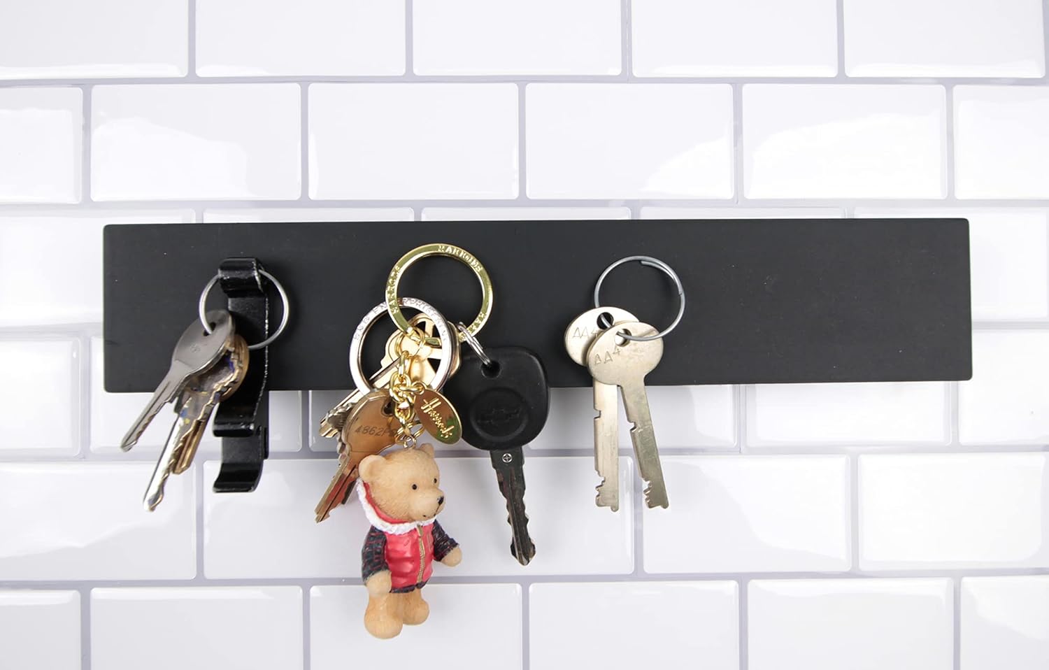 Bеѕt Quаlіtу 🔥 RSVP International Magnetic Knife Tool Bar Multi-Use Wall Mounted, 10, Black Silicone