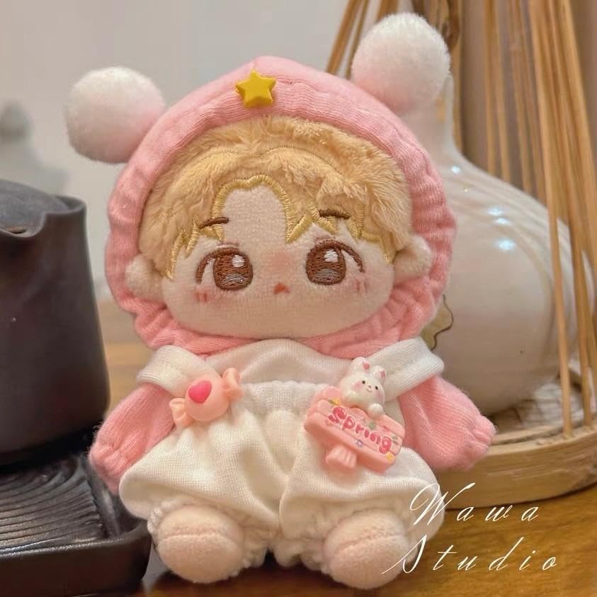 Amazon.co.jp: 20cmぬい服かわいいポンポンうさぎピンクぬいぐるみ用服