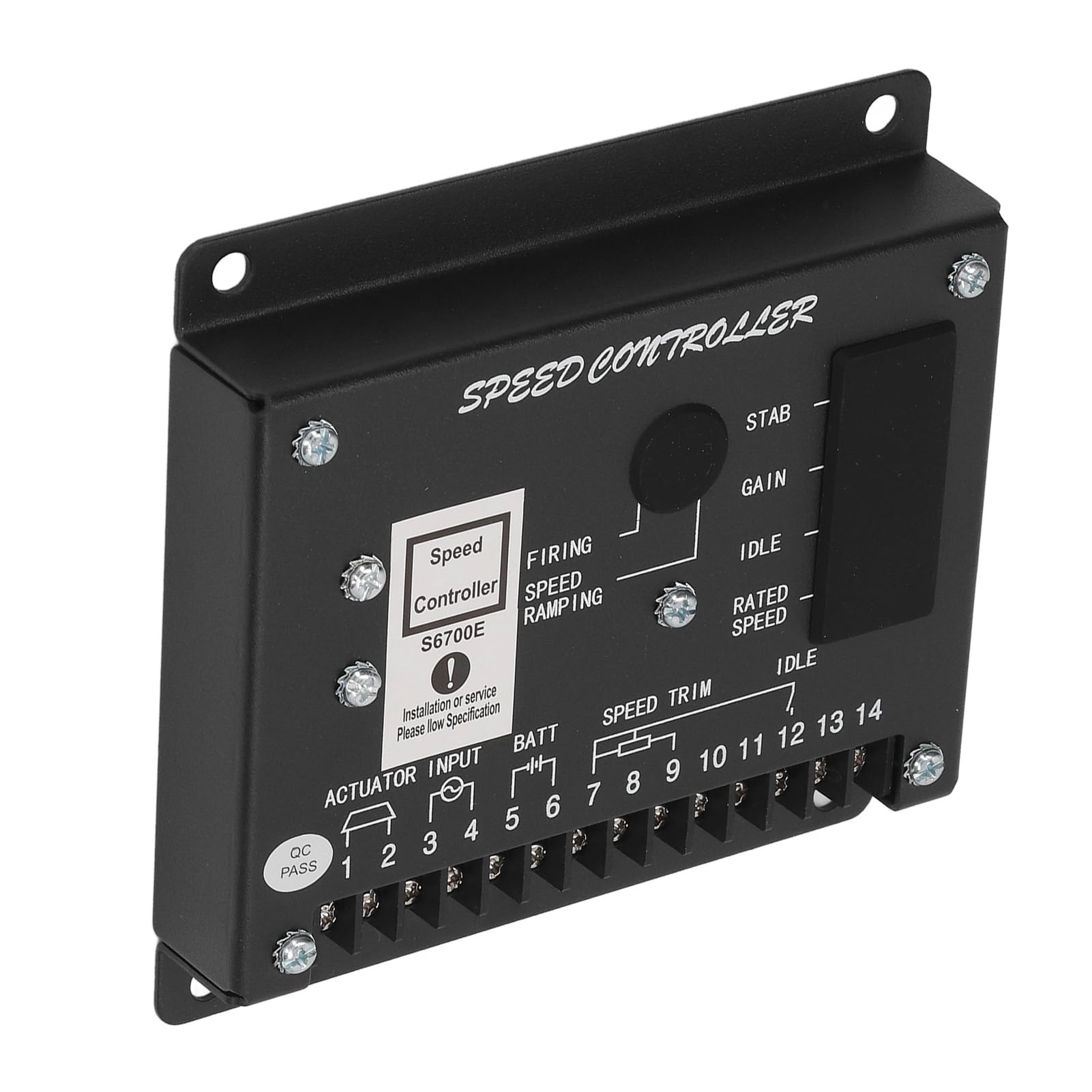 Controlador Electrónico del Motor Controlador Respuesta Rápida Generador Conjunto de Velocidad Gobernador 24V