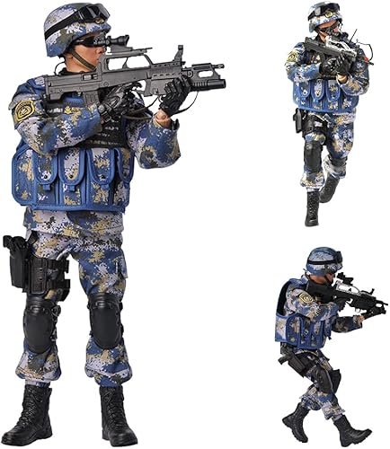 Figura de acción coleccionable del pueblo chino Ejército de Liberación Hombres Misión de Paz Soldado Muñeca Modelo Juguetes Militares para Adulto