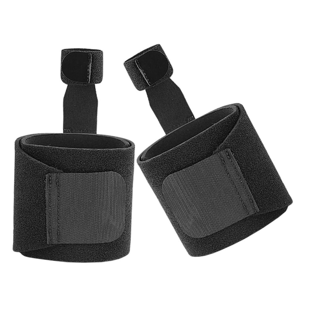 HAKIDZEL 1 Pair Toes Separators for Women Big Toe Splint Toe Splint Toe Separators for Men Overlapping Toes Black