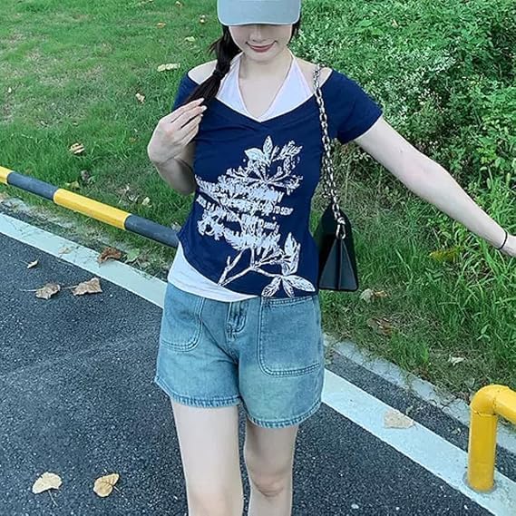 Y2K ベビーTシャツ コーディネート例