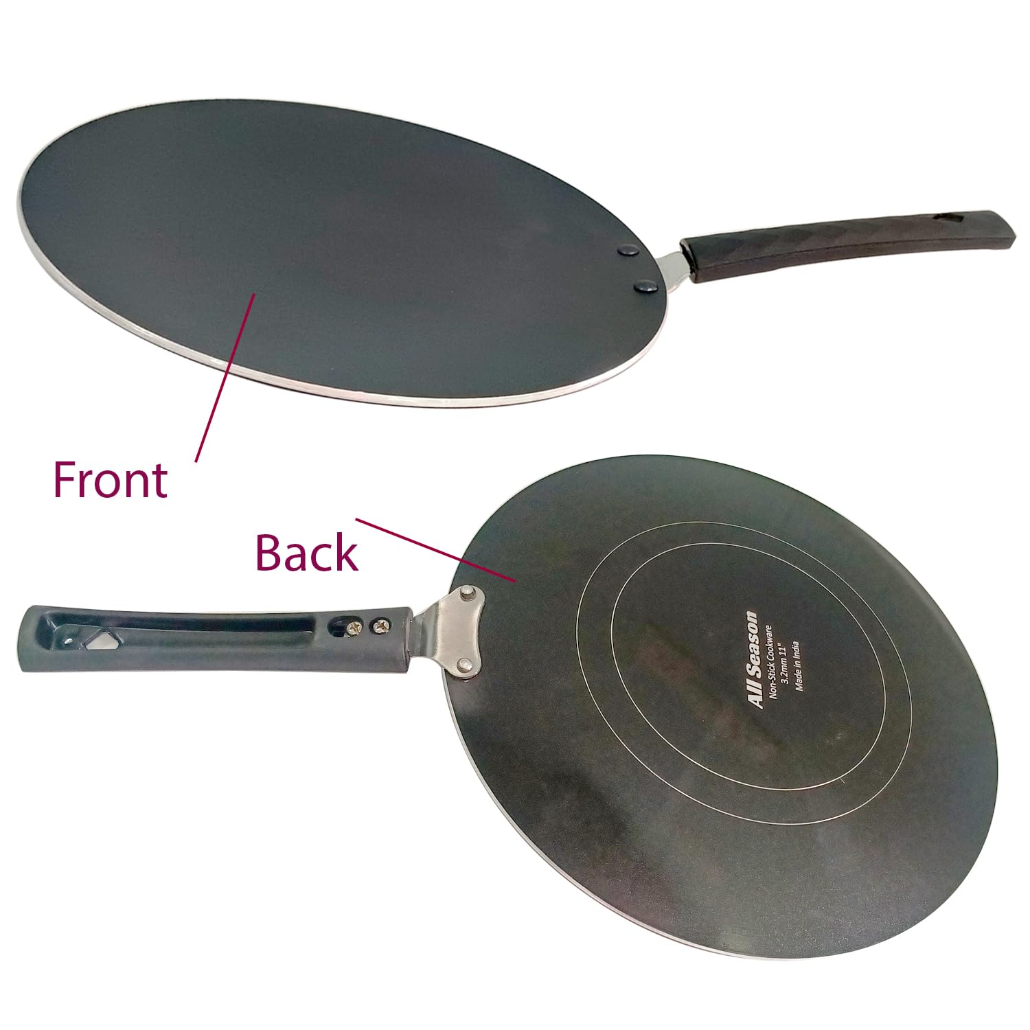 Amazon.co.jp: SRIYUG ロティパン アルミ タワ凹型 タバ ナン ロティ