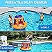 SWIMLINE Inflatable Pool Basketball Hoop Floating Or Poolside Game Giant Shootball Multiple Scoring Ports For Kids & Adults Swimming Splash Hoops With Water Basketball Pools Toy Outdoor Summer Hoops