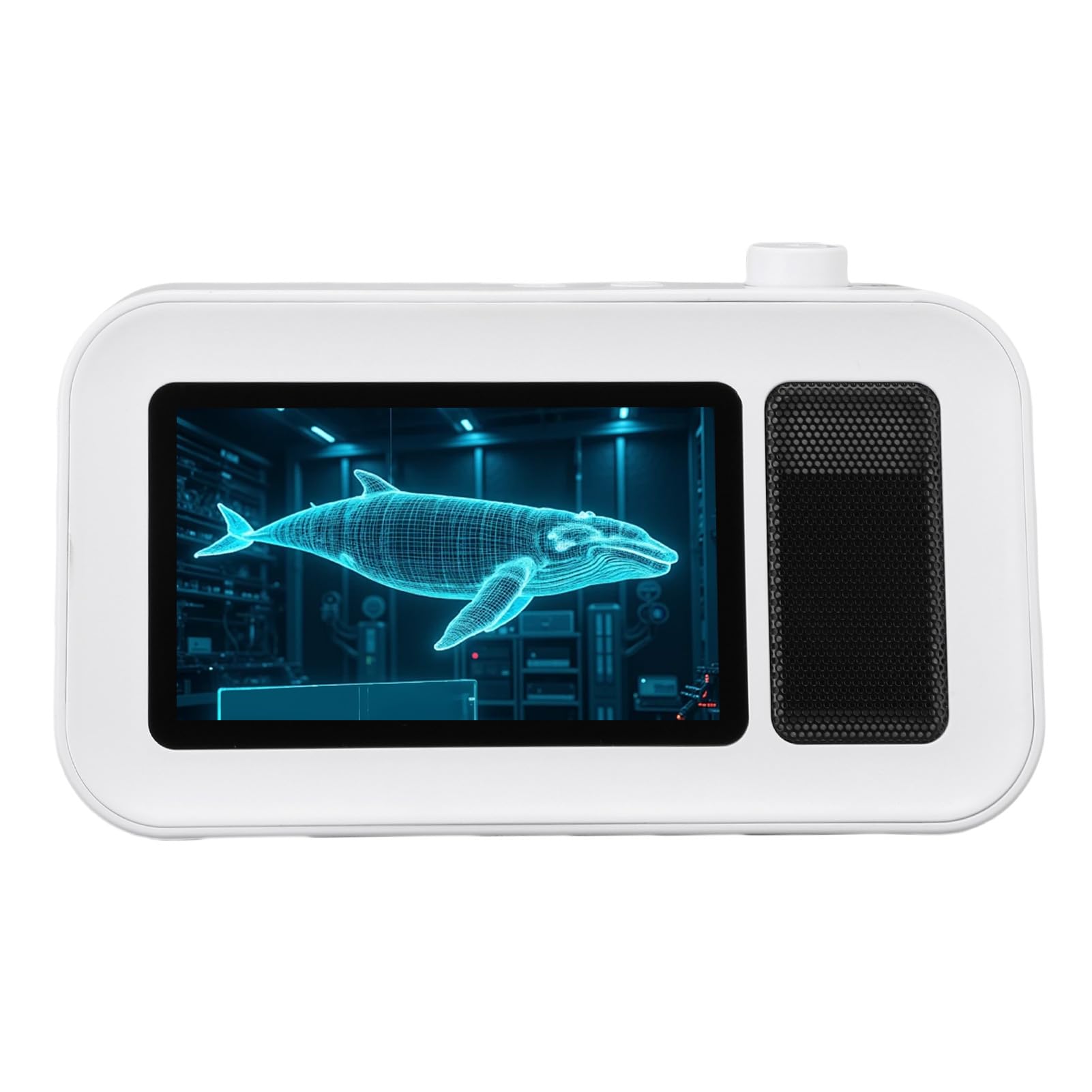 Naroote Holograficzny Głośnik Bluetooth 3D, Oszałamiający Wyświetlacz Holograficzny o Rozdzielczości 1080P i łącznością Bluetooth, do Wystroju Wnętrz i Innowacyjnych Reklam