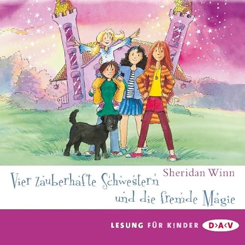 Vier zauberhafte Schwestern und die fremde Magie Audiolivro Por Sheridan Winn capa