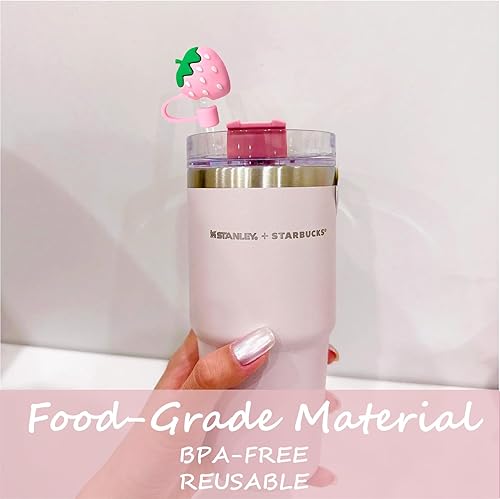 Miniatura 2 de GAISHION 9 fundas para popotes compatibles con vasos Stanley de 4030 onzas, protectores reutilizables de silicona para popotes Stanley de 0.4