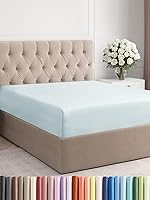 Vista 37 de King Fitted Bed Sheet - Bottom Single Fitted Sheet Only - Ultra-Soft Hotel Luxury Bedding w/ 8-16 Inch Deep Pockets - Breathable, Cooling & Wrinkle