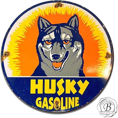 Miniatura 23 de Brotherhood Letrero de gas vintage de reproducción de letreros de metal vintage, letrero redondo de metal para garaje y hogar, 8 pulgadas de Nourse