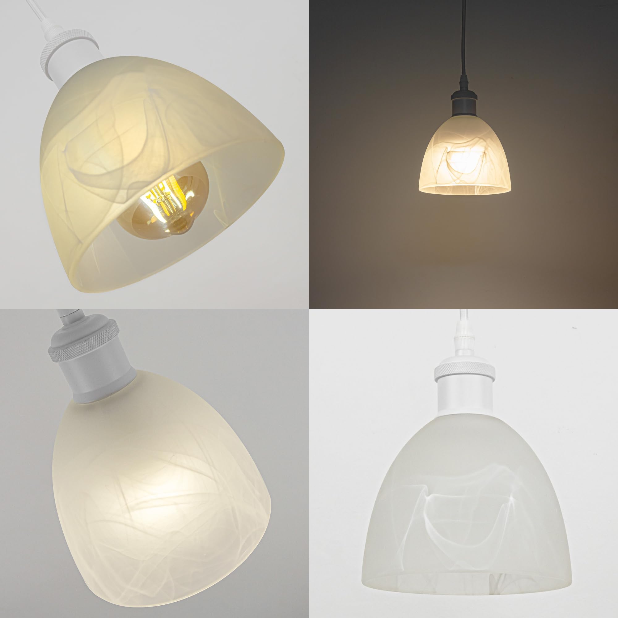 Plafoniera con sensore di movimento interno, moderna lampada da soffitto in vetro smerigliato, sensore di movimento radar con cavo da 4,5 m e portalampada E27, per corridoio, bagno, scale,