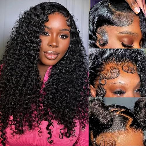 Defined deep wave under $60 — 200 density, 13x4 HD lace, 4.3 stars.