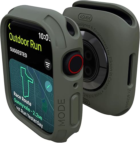 Miniatura 73 de elkson Compatible con Apple Watch 46mm Carcasa Bumper, Quattro Series Carcasa Resistente para Apple Watch y iWatch Series 11 10, Funda Protectora