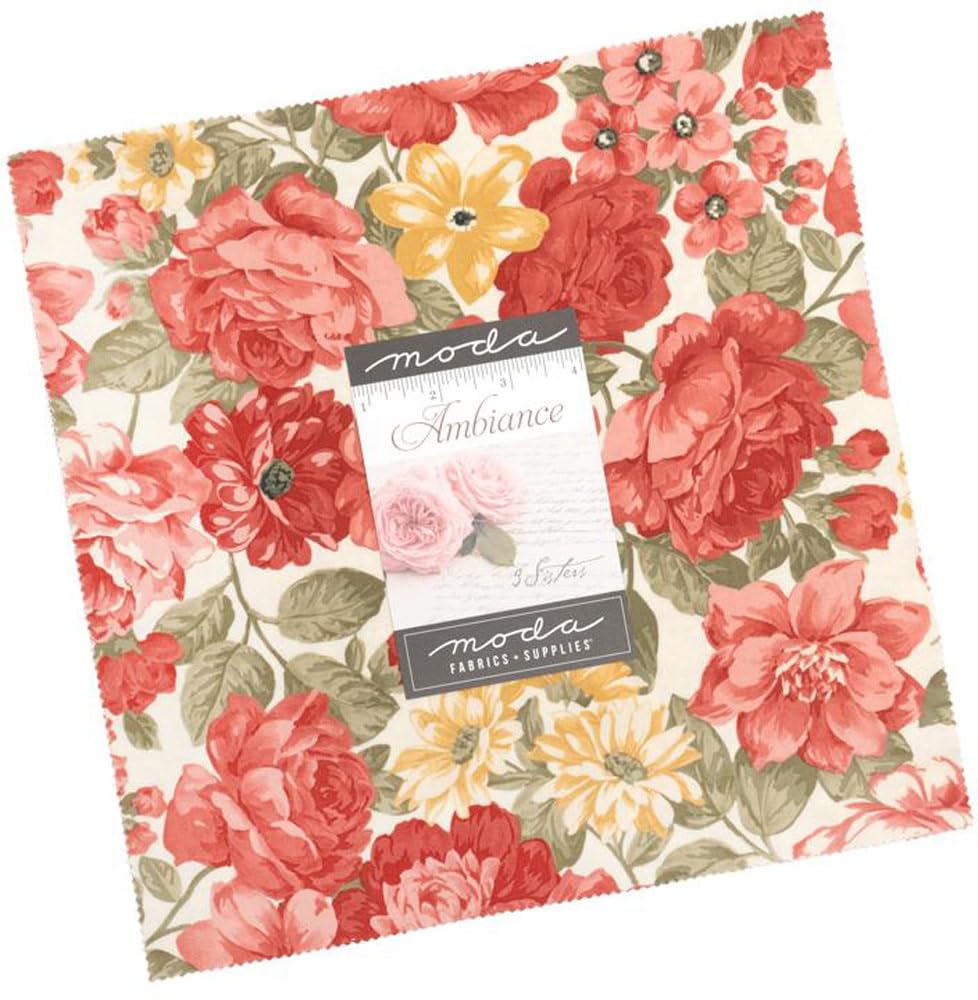 Moda Fabrics Assorted Ambiance Layer Cake®, 42 10-Inch Precut Fabric Quilt Squares By 3 Sisters