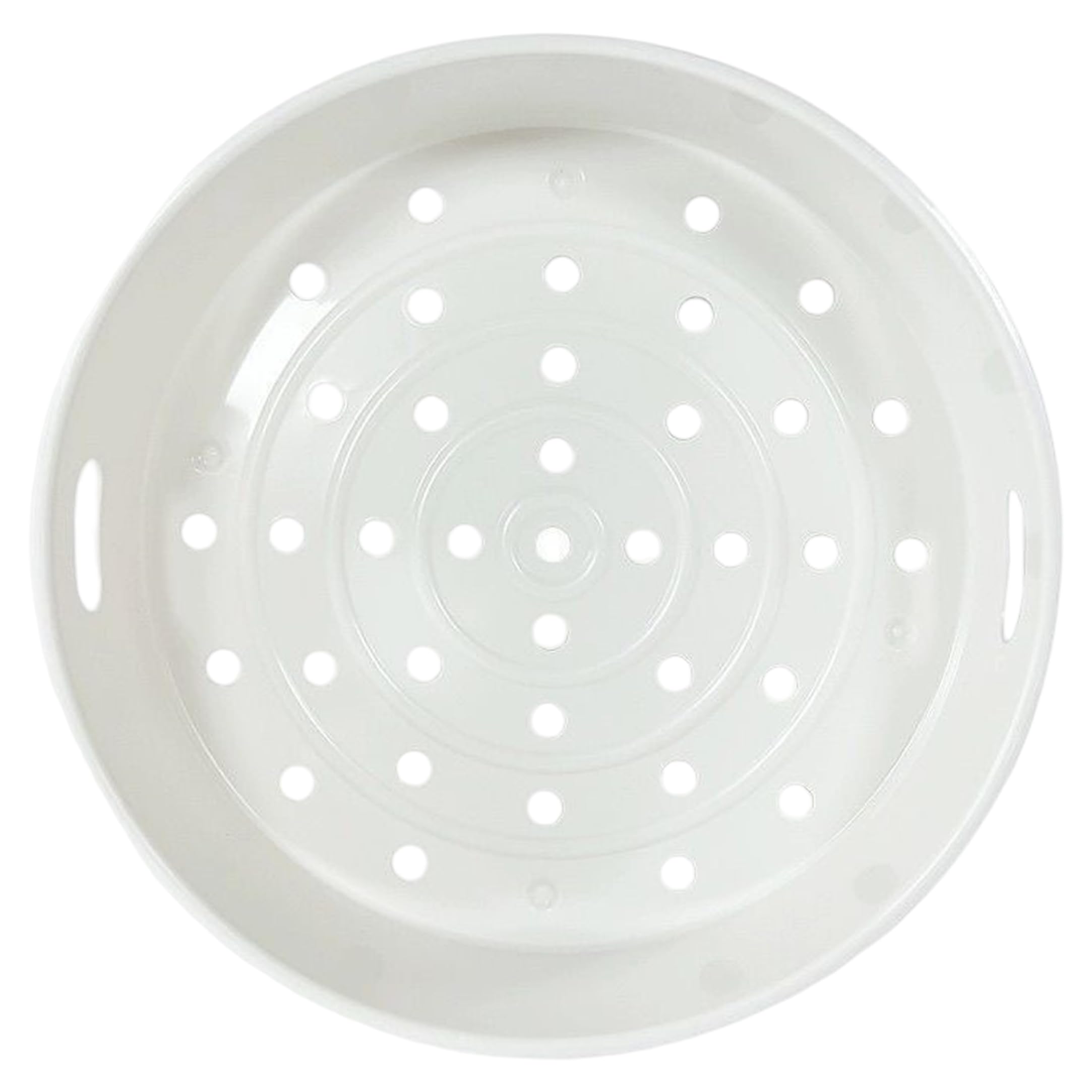 Tsawntd Steam Basket, Food-Grade Plastic Steaming Rack with Draining Holes & Handle for 4-5L Rice Cookers Steam Tray for Pots, L Tray Steaming Basket Rack
