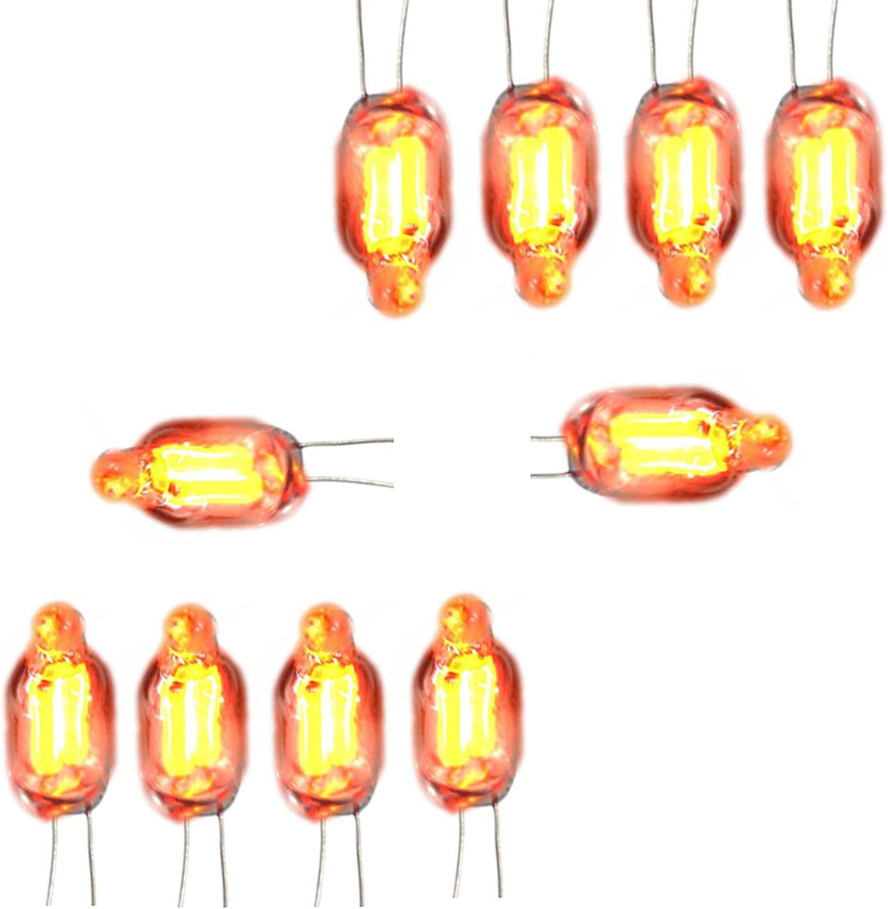 PKE Neon Light Neon Bulb Indicator Lamp Red Resistance 200-250 V (10)