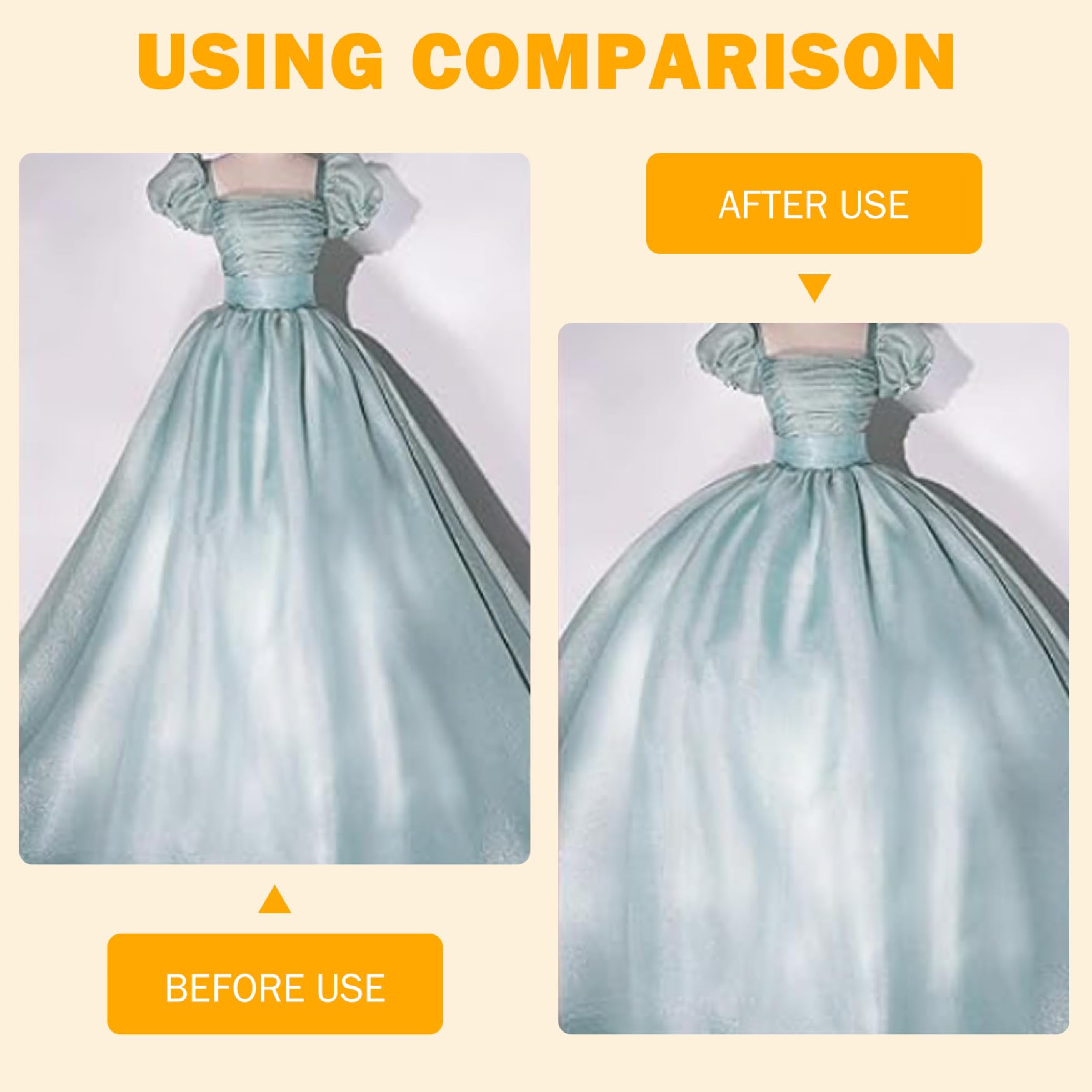 Jupon pour Filles Jupon à 6 cerceaux en Tulle de 109 cm de Long pour Femmes sous Robe mariée à cerceaux Ajustables