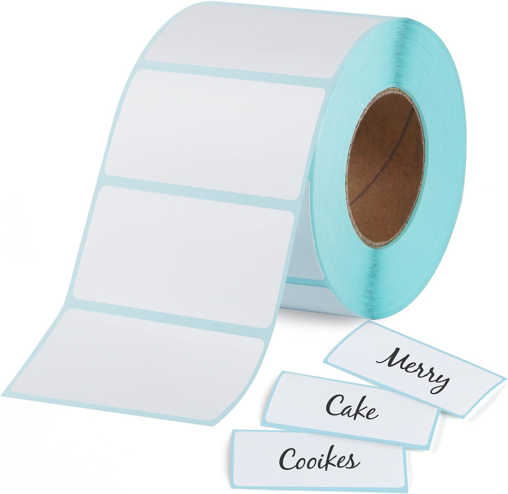Self Adhesive Address Labels, Blank Direct Thermal Label Stickers by Binswloo, 60mm x 30mm, Roll of 800