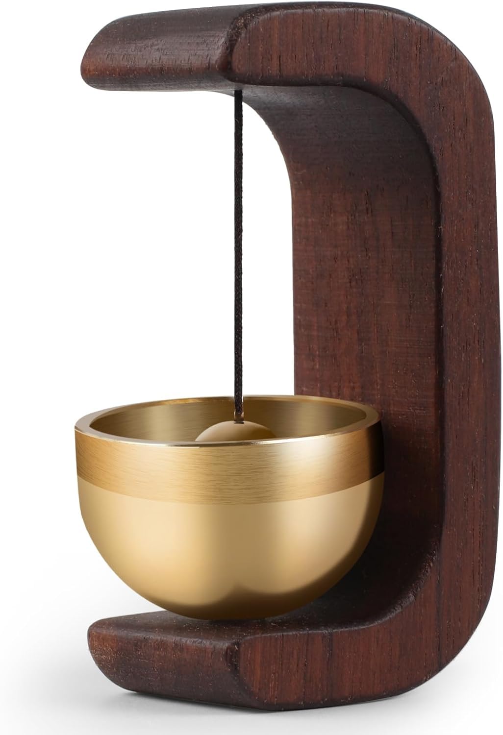 Wooden Door Bell Chime for Door Opening, Brass Shopkeeper Entry Bell, Door Chime for Home, Office, Shop, Cafe, Refrigerator | No Drill Adhesive Mount, Soft Sound Wind Chime Decor (1)-image-30