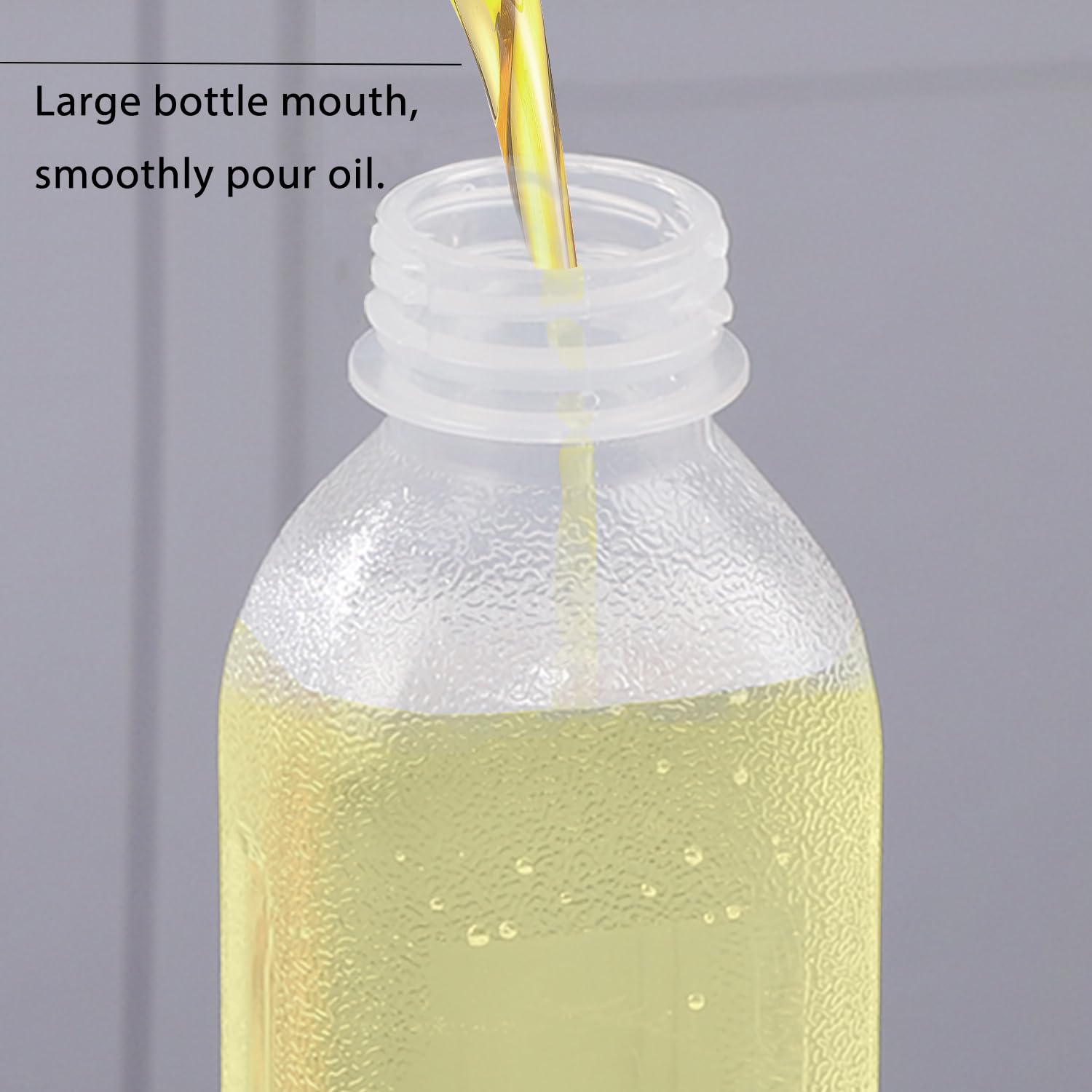 Botellas exprimibles de condimentos para salsas de 10 onzas con tapa abatible, botellas de salsa picante con tapas para aceite, contenedores de condimentos de camping, salsa de barbacoa,