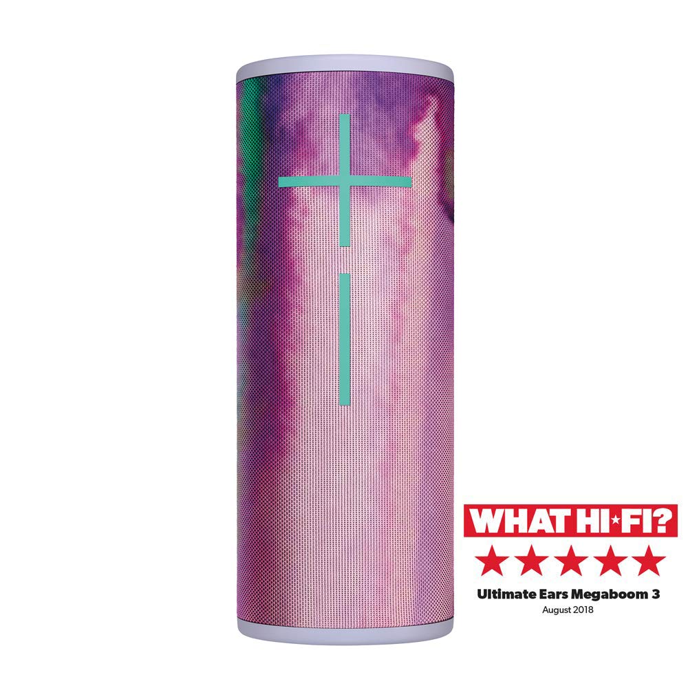 Ultimate Ears Megaboom 3 Tragbarer Bluetooth-Lautsprecher | 360° Sound, Satter Bass, Wasserdicht, Staubresistent & Sturzfest, Musiksteuerung, 20-Stunden Akkulaufzeit - Mehrfarbig