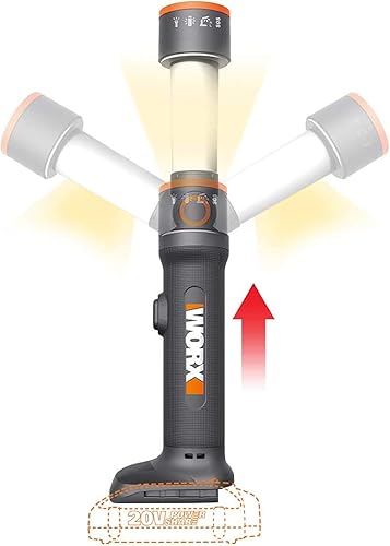 Worx WX027L.9 20V Power Share Linterna LED multifunción (solo herramienta)