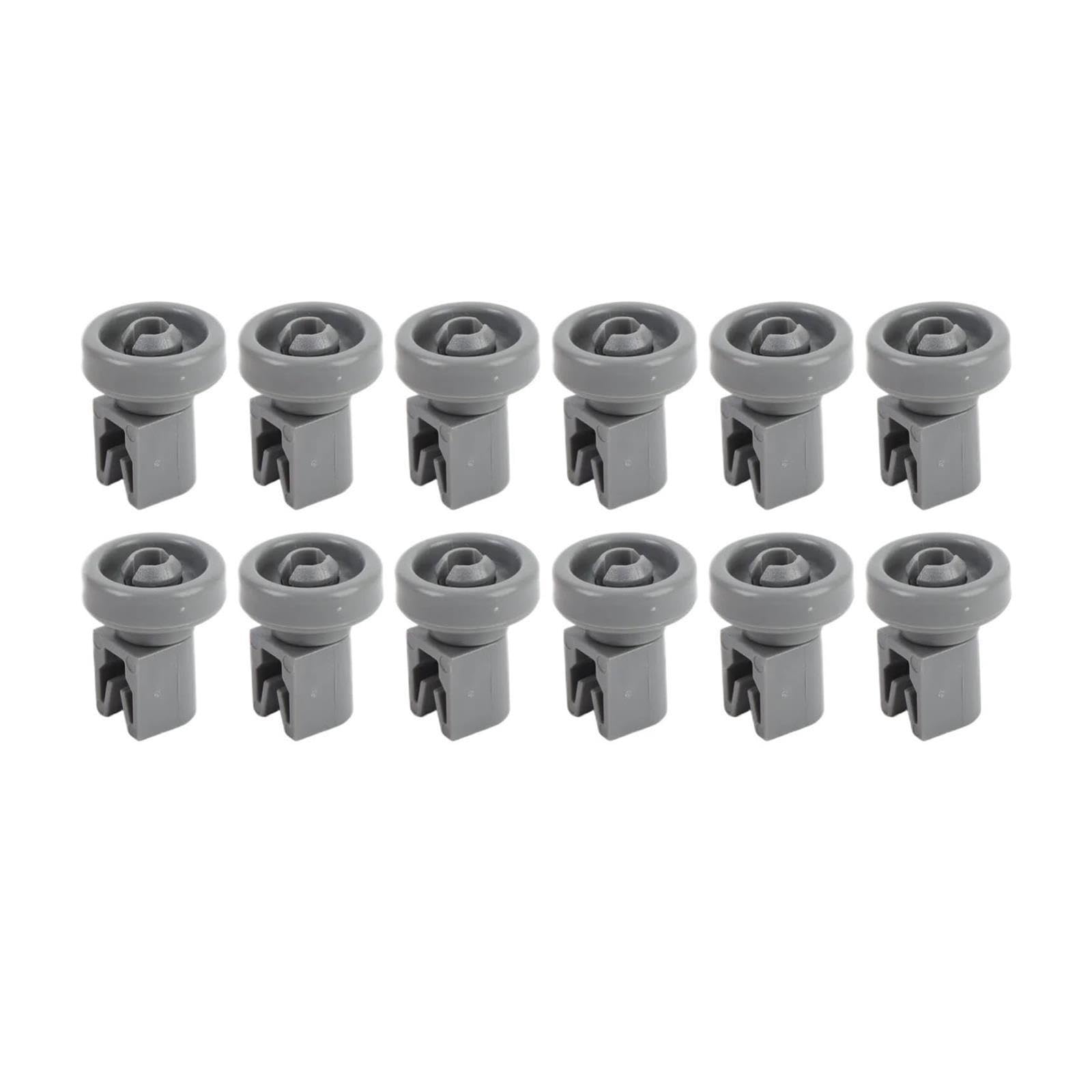 Kit De Rouleaux De Lave-vaisselle Inférieur 12 Pièces PP Flexible