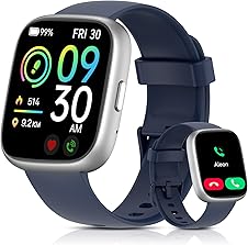 [64% off] Smart Watch for Men Women, Bluetooth Calling, 1.83" HD Touch Screen Fitness Tracker, 100+ Sports Modes, Heart Rate Sleep Monitor, DIY Dial, IP68 Waterproof, Compatible with Android & iOS