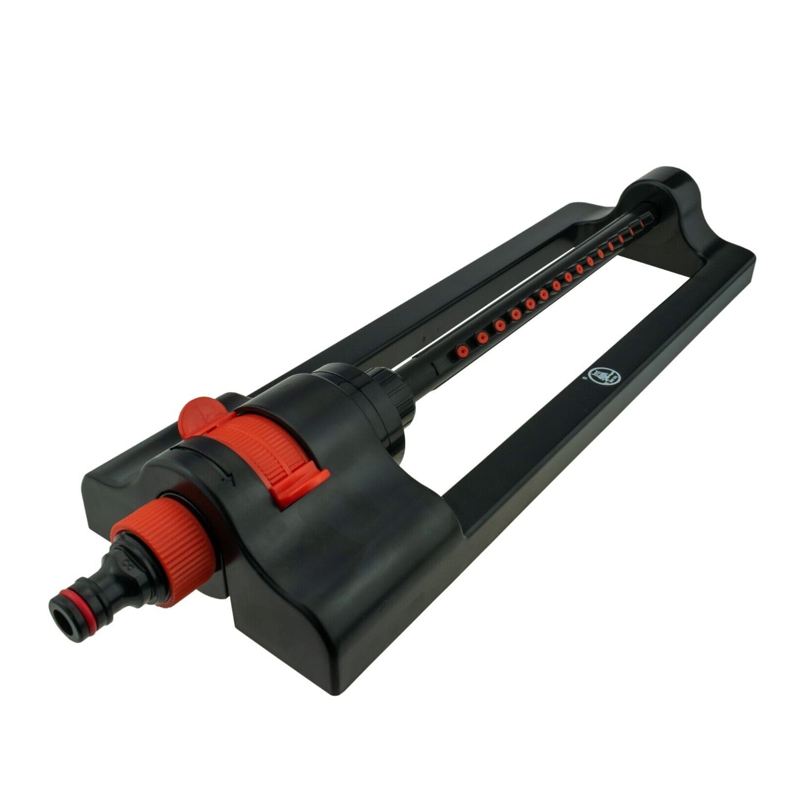 Garden Hose All Connectors Fittings Universal Standard Hozelock Compatible Black VALVES Male Female 3/4 1/2 (Oscilating Sprinkler)