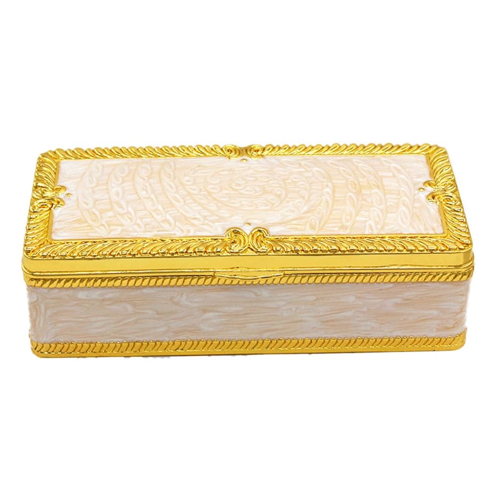 Boîte de rangement de bijoux rectangulaire pour protéger vos colliers de la poussière
