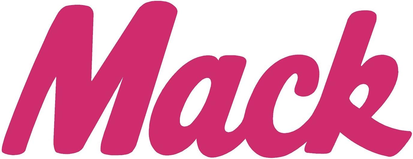 MACK TRUCK SIGNS Vinyl Stickers,Decals (Dump Trucks) (Pink