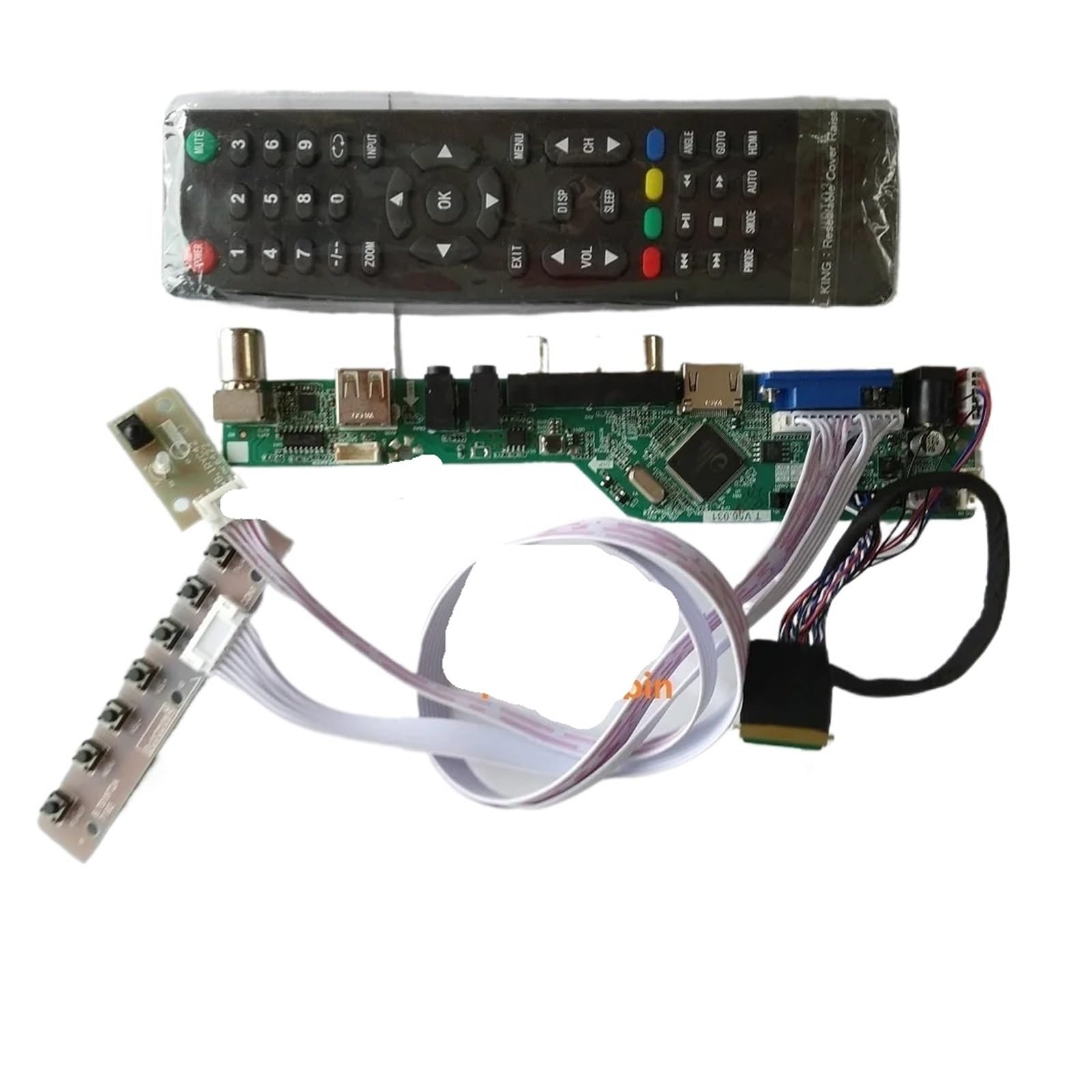 Kit Scheda Driver N173FGE-L23 1600X900 TV LED LCD AV 17,3" Kit Driver EDP Remoto VGA | Schermo pannello LVDS a 40 pin USB compatibile HDMI EDP