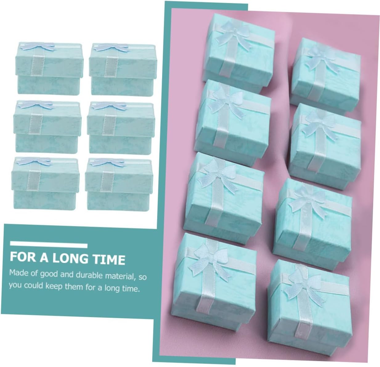12pcs Jewelry Storage Boxes Material Compact Fashion Organizer for Rings Bracelets Earrings Pendants and Small Accessories Gift for Women image 5
