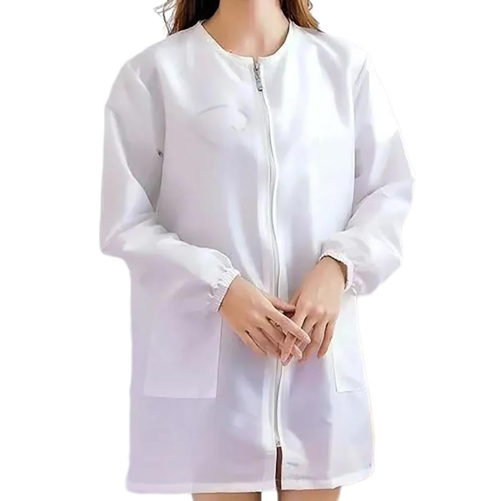 Tablier De Coiffure Anti-poils Manteau Travail À Manches Courtes/longues Avec Poche Pour Salons Et Animaleries Manteau Travail Coiffure Blouse Coiffeur