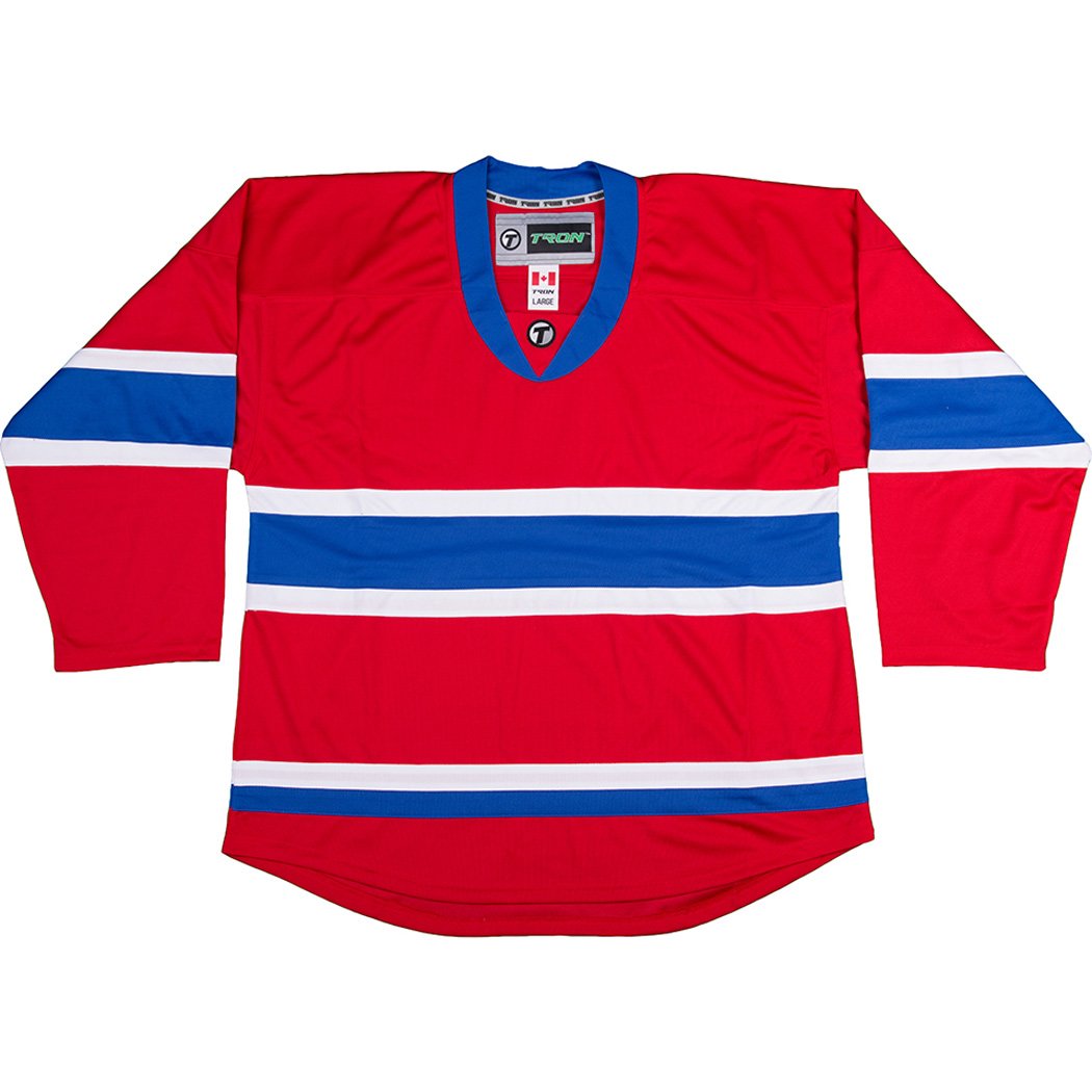 Tronx Men's Montreal Canadiens - Red Playwear Dj300 Ice Hockey Jersey Senior, L