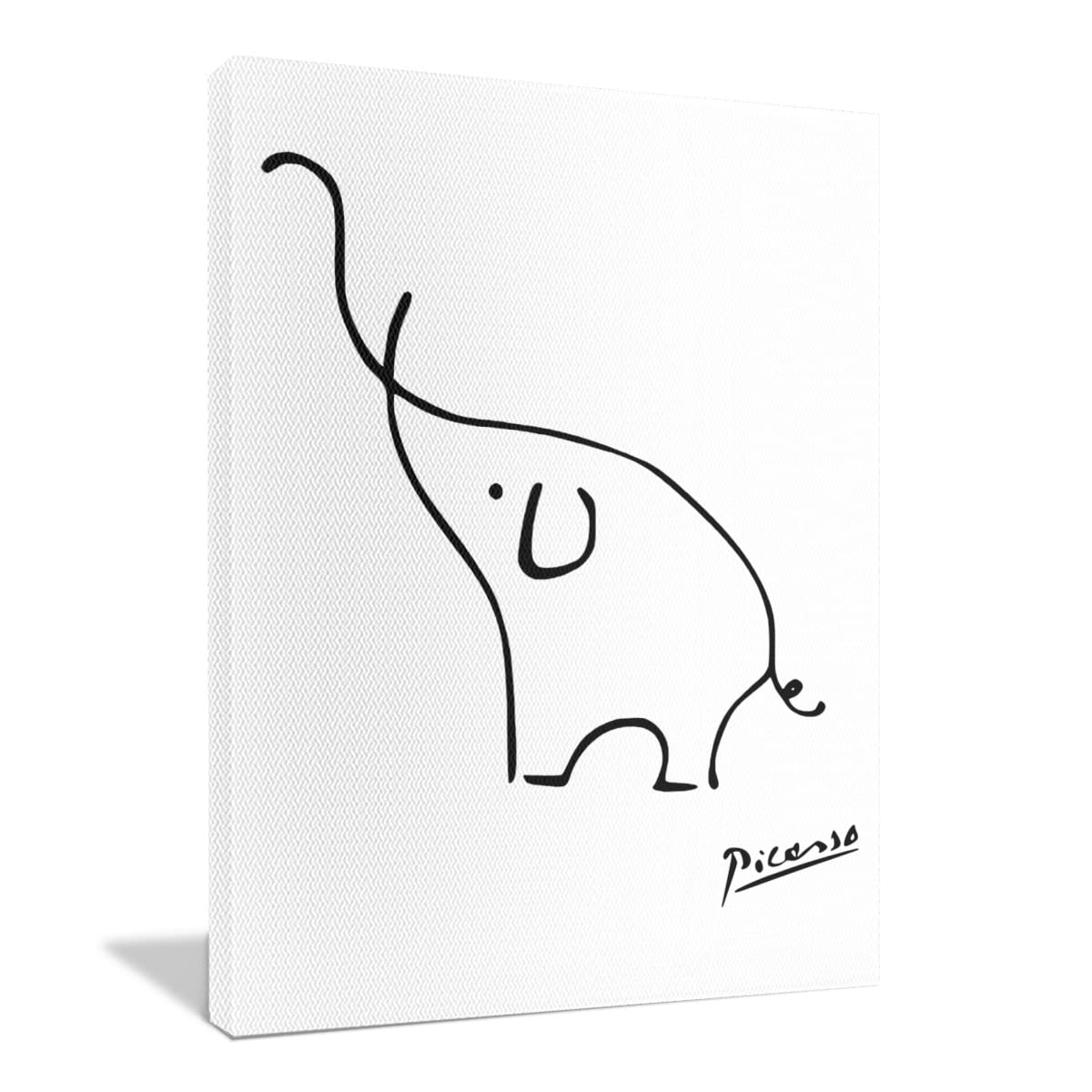 Amazon.co.jp: アートパネル ピカソ 象 キャンバス 絵画 30cm×45cm