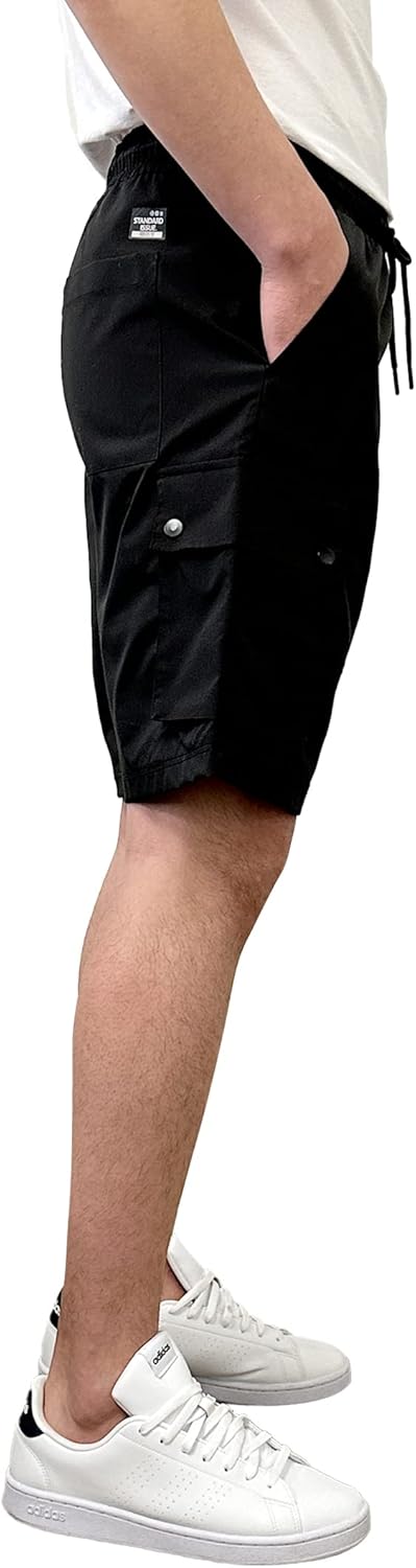 Southpole Mens Quick Dry Track Cargo Shorts, Inseam 9", Lightweight, Water Resistant - Image 4