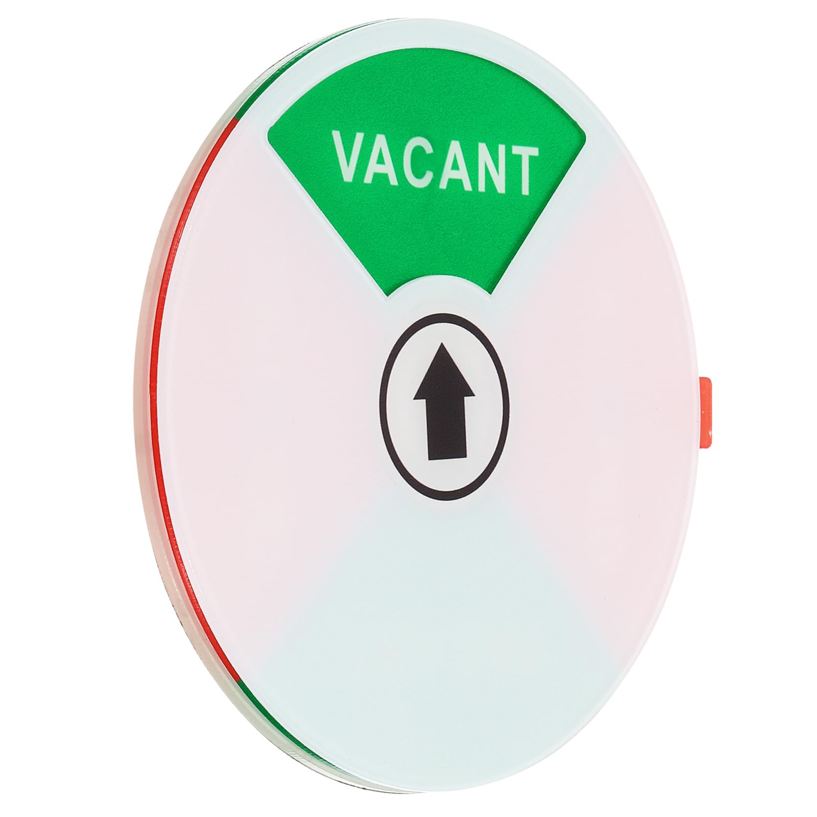 PATIKIL Vacant Occupied Slider Door Sign, 4"ODx0.2"T Vacant Occupied Privacy Sign for Home Office Restroom Business Meeting Silver Tone