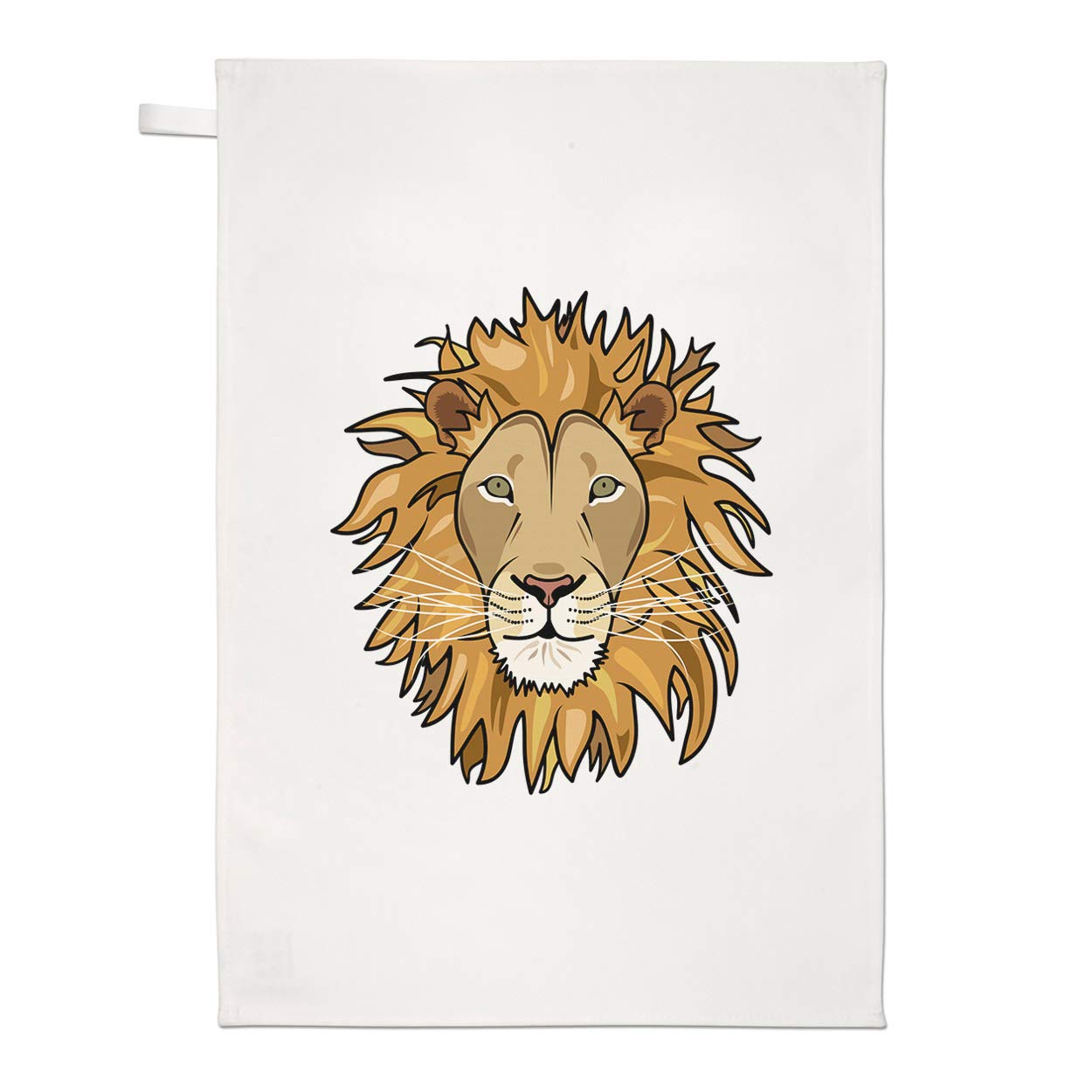 Lion Face Tea Towel Dish Cloth