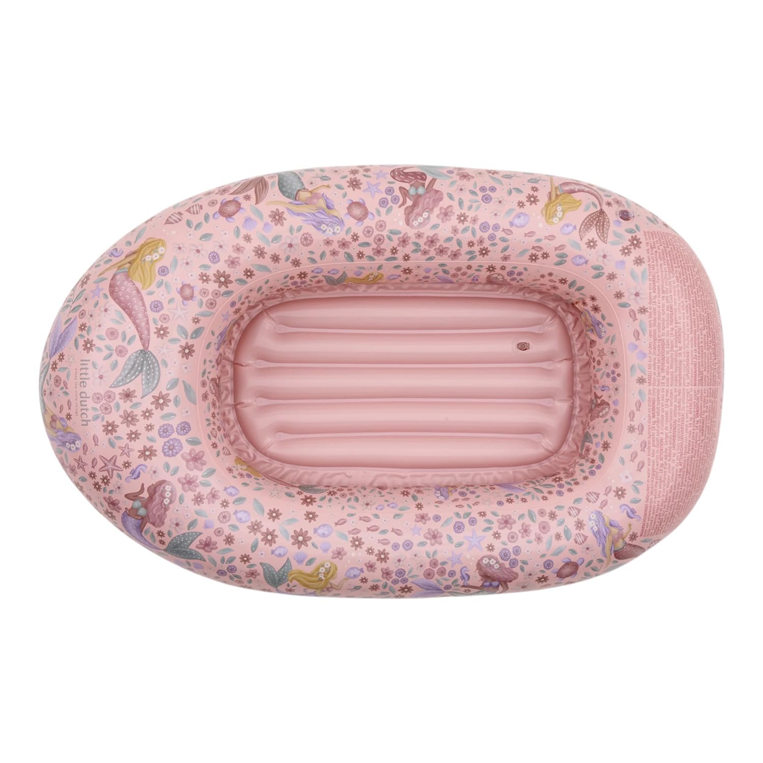 Little Dutch Barca gonfiabile – Gommone – Giocattolo gonfiabile – per ragazze dai 3 anni – Dreamy Mermaid rosa