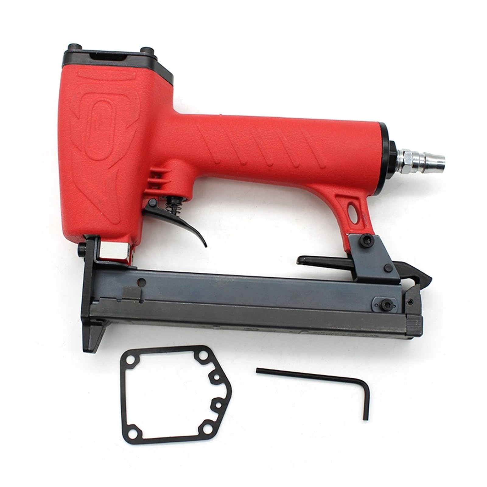 Pistolet do gwoździ, Zszywacz Pneumatyczny 425K Pistolet Typu U Do Zszywek Meblowych Z Aluminiowych Słupków