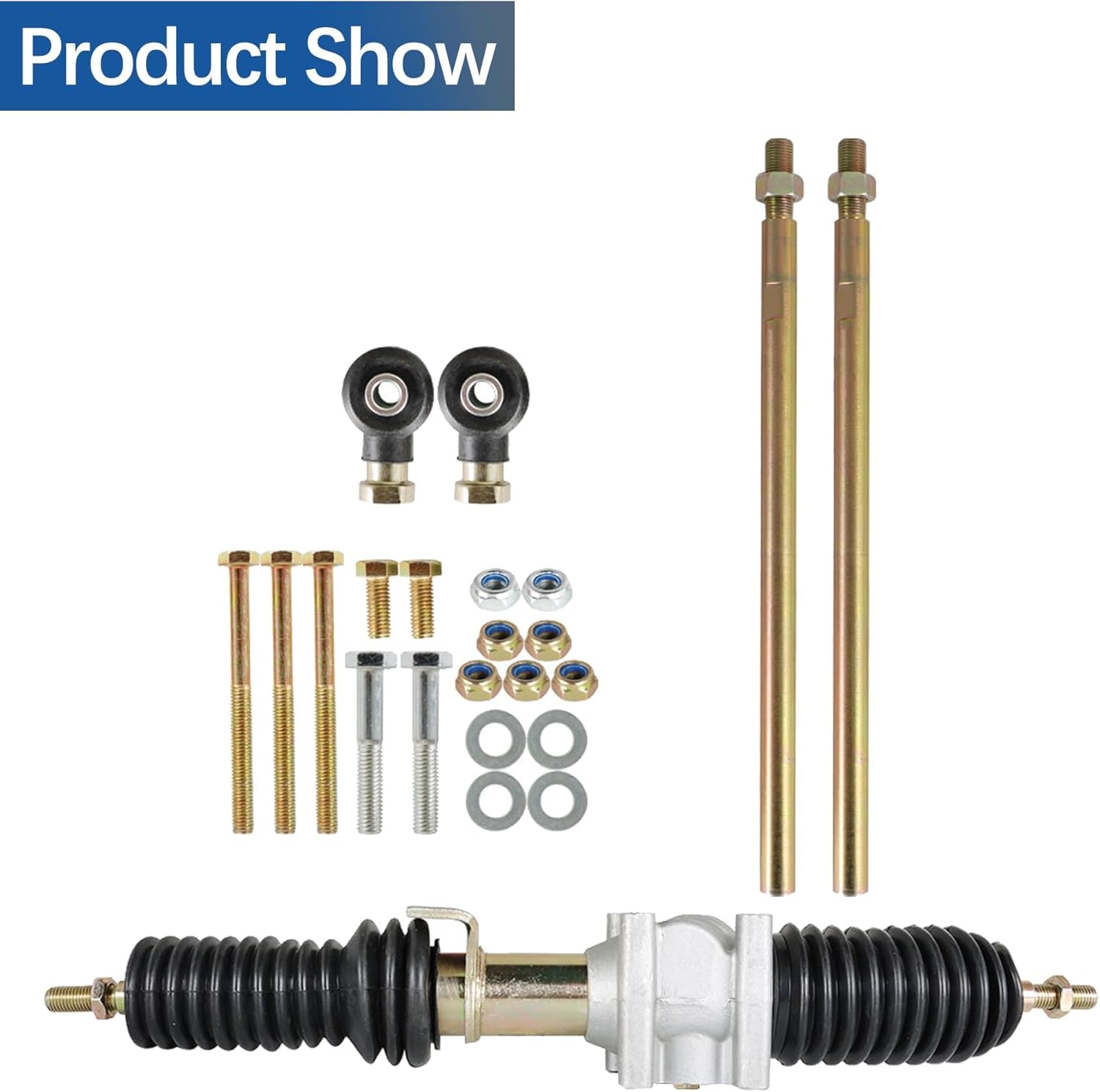 WFLNHB Steering Rack Pinion Gear Box Replacement for Polaris Ranger XP 900 2013-2019