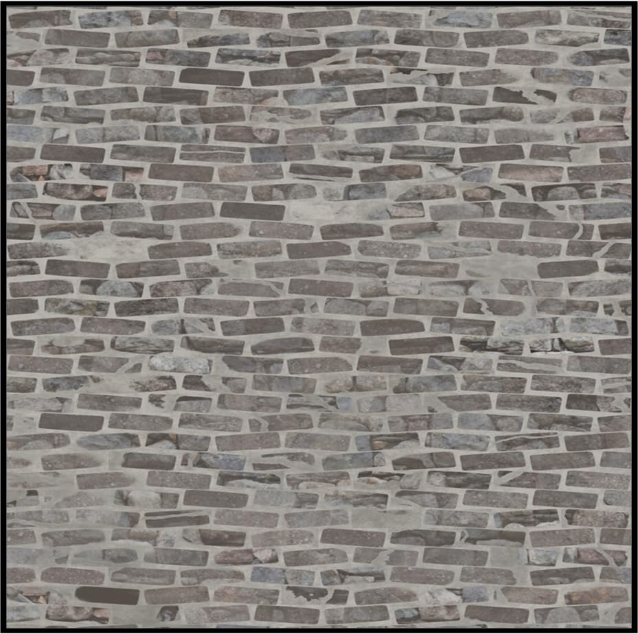 Real Stone Wall Scenery Sheet for Model Railways Dioramas & Wargaming Terrain - 0 to 00 Scale Card A2 4X A4 Double Sided - Image 2