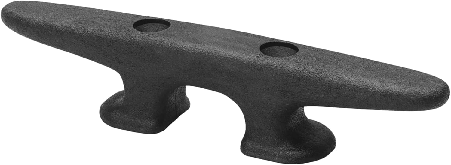 Whitecap 3439BP Black Nylon Cleats, Pair - 8" Length