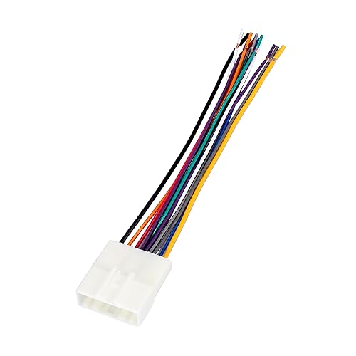 Cable de arnés de cableado para reproductor de CD estéreo para coche 70-7552 Enchufe adaptador de radio para Nissan Versa 2007-2012