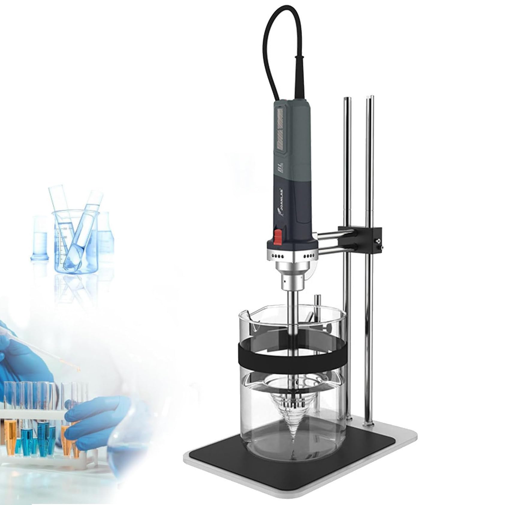 Homogeneizador de mano, homogeneizador de tejido celular de alta velocidad, emulsionantes homogeneizadores de laboratorio con engranajes ajustables, para homogeneización y mezcla de células