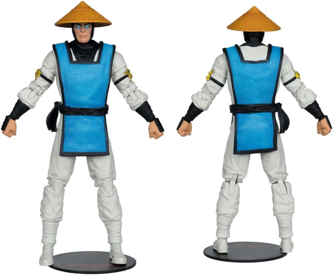 Kratos Power Toys Klassic Reptile & Raiden 7-Inch Action Figures Bundle (2 Items)