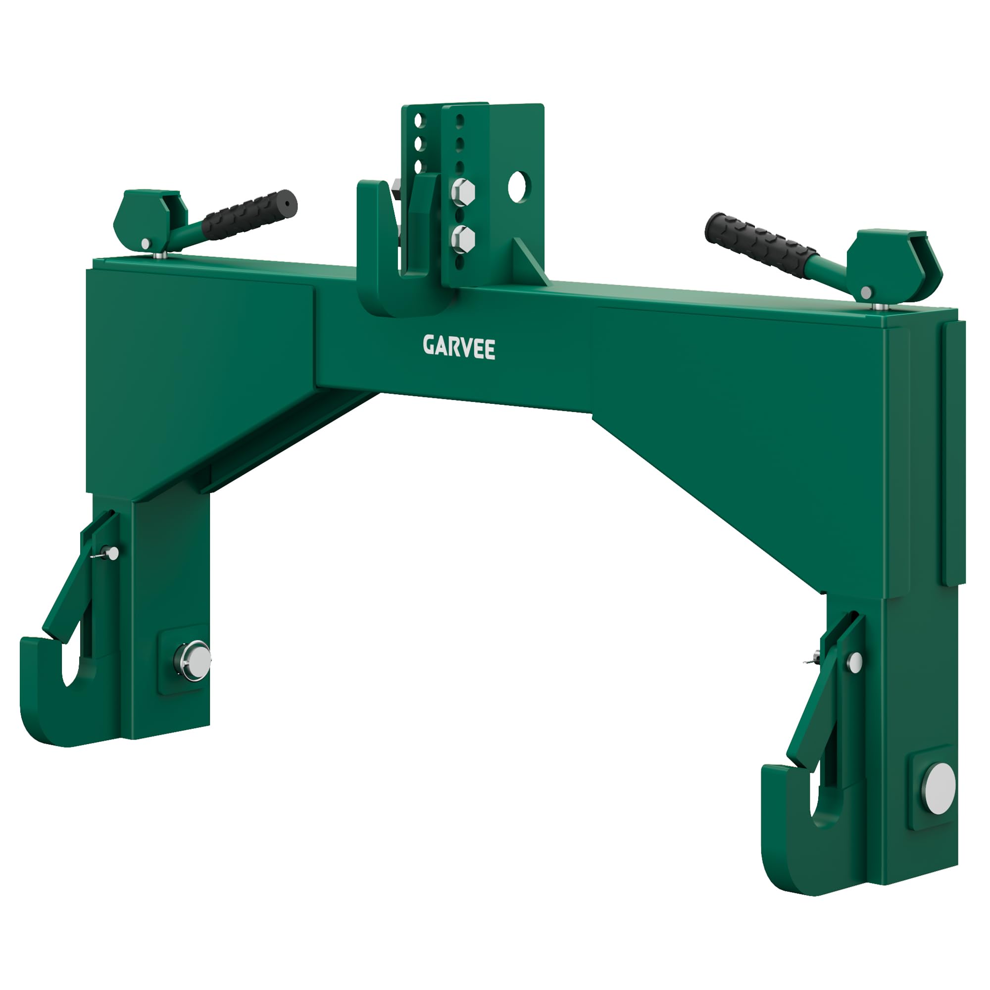 Photo 1 of **HAS A DAMAGED & BROKEN HANDLE*** Garvee 4000lbs 3 Point Quick Hitch for Cat 2, 3 PT Quick Hitch for Category 2, 5 Level Adjustable Bolt, Compatible with Cat 2 Implements