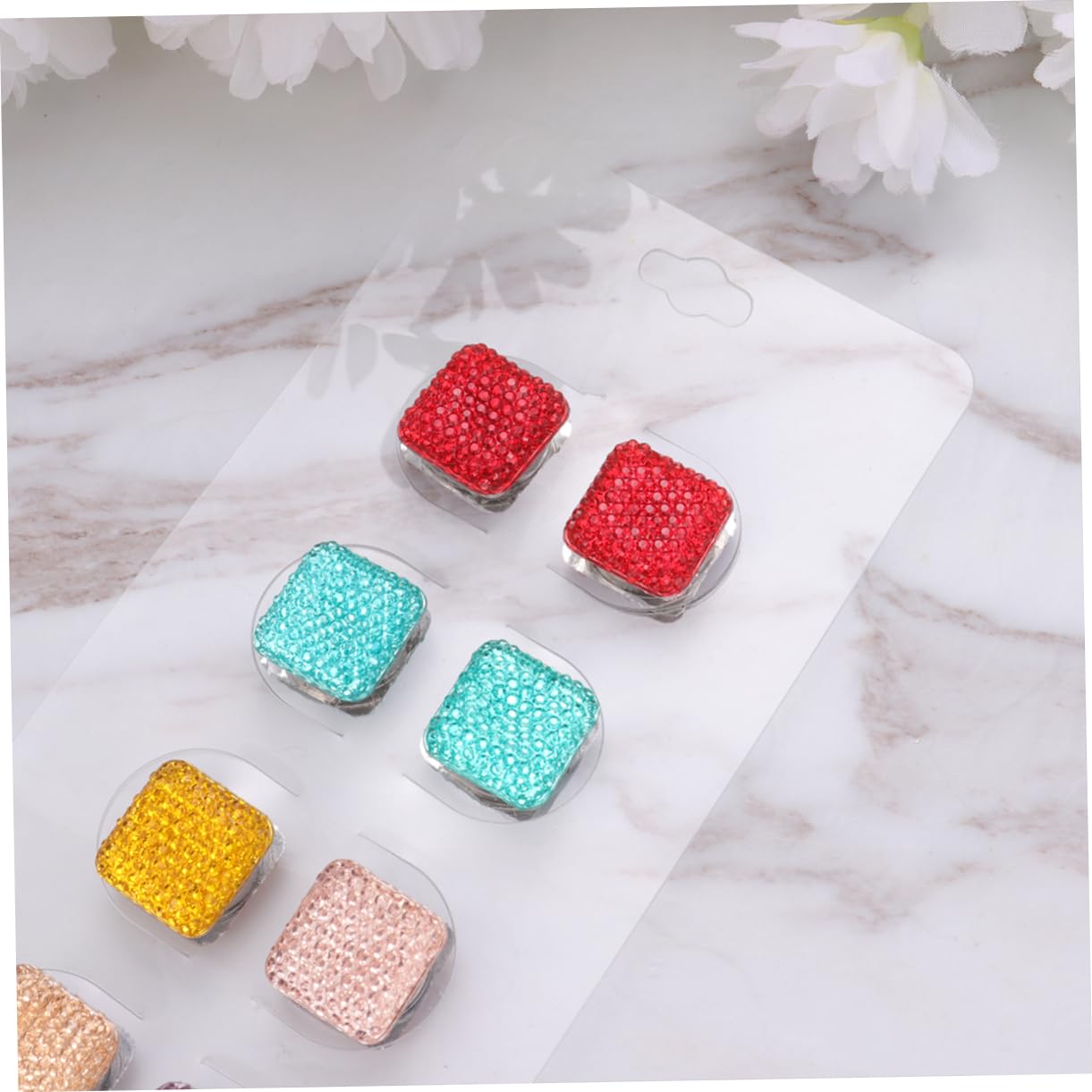 GALPADA 36stücke Magnetische Broschen Farbvielfalt Quadratische Broschen Für Schals Und Kleidung Accessoire Ohne Stoffschäden Für Frauen Und