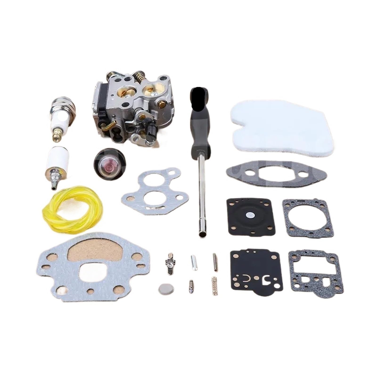 Carburador con Kit de reparación, Destornillador y Filtro de Aire for Motosierra 235, 236, 240, 235e, 236e y 240e (574719402 y 545072601)